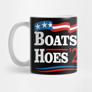 Step Brothers Boats & Hoes 24 American Flag Election Meme Vintage Mug